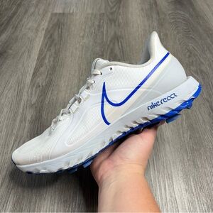 Nike React Infinity Pro White Racer Blue‎ Golf Shoes CT6620-125 Men Size 11.5